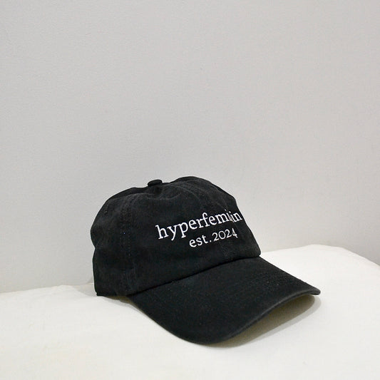 Signature Logo Cap - Washed Black